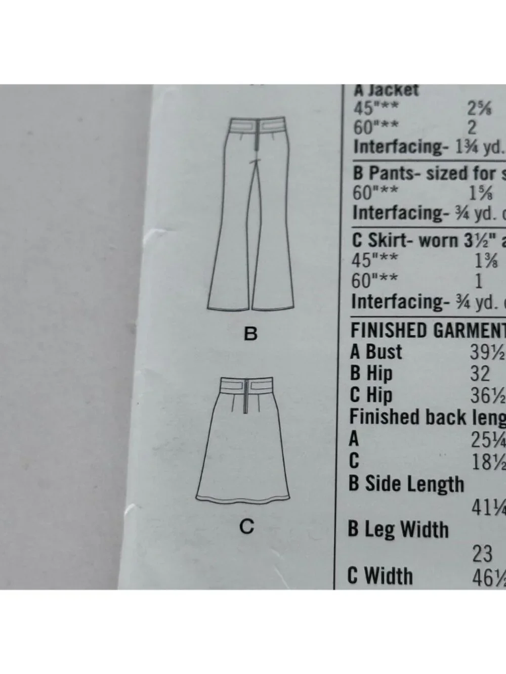 Simplicity Sewing Pattern 8058 Work Suit  Jacket Pants Skirt Modern 12-20 Uncut